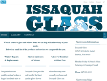 Tablet Screenshot of issaquahglass.com
